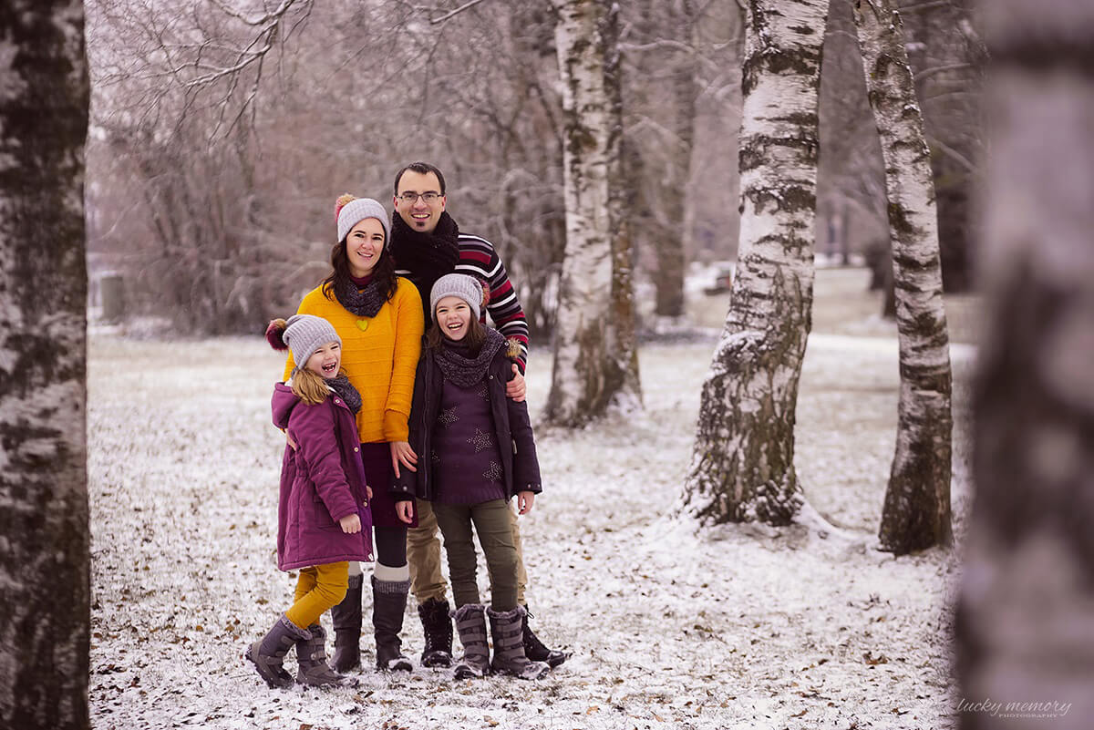 winter familien fotoshooting münchen