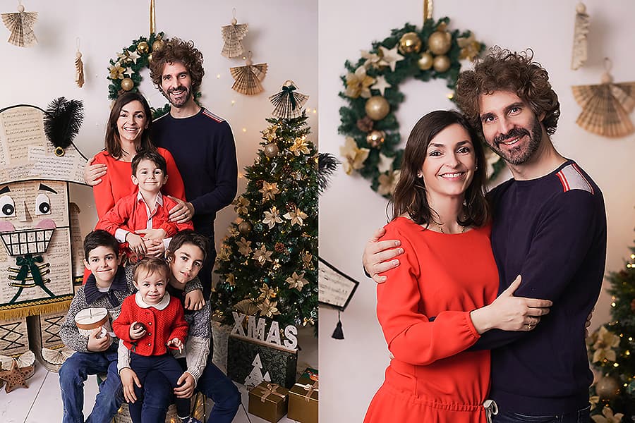 Familien Christmas Shooting mit Kinder München